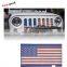 Grill Inserts Mesh American Flag Matte Steel Mesh Grille Grid for 2007-2018 Jeep Wrangler JK JKU