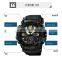 SKMEI 1637  Mens LED Electronic Quartz Wristwatch Japan Movement Dual Display Analog Military Sports Watch