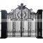 luxurious Italian design sliding royal iron pipe main entrance laser cutting fence gates doors iron luxury designs