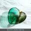Creative Glass Heart-Shaped Plate Simple Modern Two-Color Compote Decoration Bowl