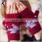 2015 Fashion Cheap Knitted Red Mittens