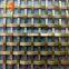 Metal interior decoration crimped woven mesh