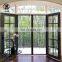 Aluminum alloy frame Hinged doors tempered glass Casement door for commercial