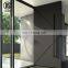 Aluminum front door design, middle swing door is durable and fireproof