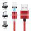 Wholesale magnet 3 in 1 magnetic charging cable USB To Type C Micro Mobile Phone USB MAGNETIC CABLE Data Cables