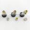 Chrome Sleeve Tubeless Car Tire Valve TR413C TR414C With Customized Logo Cap