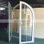Popular design rustic style arch top doors aluminum windproof casement door