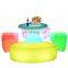 bar high table and chair /Outdoor modern Glowing Bar Furniture LED Light up Cocktail Table and Chairs