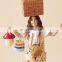 New Design Rattan Mushroom Basket For Children Handicraft Kid Basket Bag Wicker Kids Bag Wholesale Supplier
