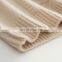 New Design 100% Pure Cashmere Pullover Round-Neck Solid Color Sweater Plus Size Casual Winter Wear with Front Logo