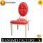 metal frame purple luxury dining chair for living room