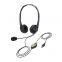 Specialized headphones for operators, customer service, desktop, laptop, wired headsets