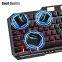 Hot Sale Keyboard Mouse Combos LED Metal Robotic Sense Gaming Mechanical Keyboard and Mouse Computer Sets