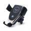 Factory wholesale Car Holder Wireless Charger for iphone Samsung huawei cell phone 10W fast wireless Car charger Holder Custom