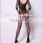 High quality sexy girls net seamless halter body stocking full body stocking