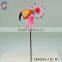 metal crafts of beautiful mini bird head stakes for home decor