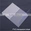 rigid flexible thickness 7.5mm both side faced film PVC transparent sheet