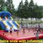 giant inflatable frog water slide theme park