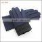 ladies navy woolen top gloves finger ring gloves