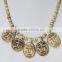 Skull Bone Pendant Beads Chains Engraved Horn Jewelry `