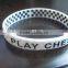 high secure fabric wristband with plastic fastener