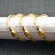 LFD-B0038 ~ Gold Plated Pave Rhinestone Crystal Agate Cuff Bangles Bracelets For Women Fashion Jewelry