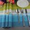 Fashion blue stripe new PVC table mat placemat high quality