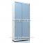 Upper And Lower Combination Steel Sliding Door Dental Furniture Cabinet