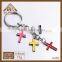 high quality fashion red cross keychain