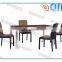 wooden with stainless steel modern dining sets SK1314T