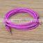 Stereo 3.5mm Male to Male Audio Cable DC Aux Braided Cable for iphone Mobile