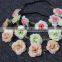 DSFG002B Bride floral headwear headband /hair band accesoory Fashion summer wedding flower garland crown