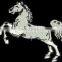 high quality custom embroidery horse patch badge for clothing
