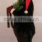 XM-A6108 60 inch lighted inflatable black bear for christmas decoration