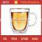 Best selling heat resistant 16oz glass coffee mug with handle                        
                                                Quality Choice
