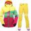 New Arrival 2016 Winter Ski Suit High Quality Women Jacket Outdoor Waterproof Snowboarding Mountaineering Sport Jacket+Pant