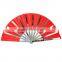 Chinese Kung Fu Stainless Steel Tai Chi Training Fan With Yin Yang Dragons Design Martial Arts Equipment