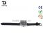 black leather band Italian concise simple style watch for man