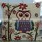 jacquard cushion polycotton cushion with filling for home &hotel decoration &promotion&gift in owl design-autumn