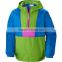 Colorful youth waterpfoof windbreaker jacket lightweight and packable