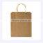 Hot selling custom logo foldable brown kraft paper shopping bag