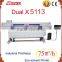 High Speed Senior 1.9 m Indoor Digital Industrial Inkjet Printer With Industrial 5113 Head
