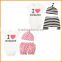 I love my mom and dad's children's clothing short sleeved Shorts Set baby romper Jumpsuit hooded suit three