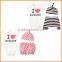 I love my mom and dad's children's clothing short sleeved Shorts Set baby romper Jumpsuit hooded suit three