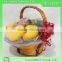 hot sale Antique garden Wicker Wine Picnic Basket for red wine