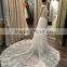 china  supplier chinese brocade robe plunging strap detachable beaded white bridal dre