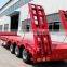 High quality low price 50ton 3 axle low bed trailer for sale