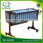 2015 Hottest wooden baby playpen baby kid swing bed