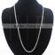 Fashion top sale stainless steel silver long mess chain