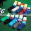 china make your own design cotton black happy men tube socks